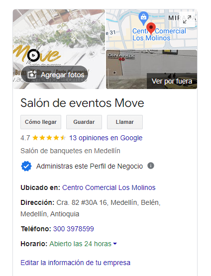 Alquiler de salón para 50 invitados Medellin